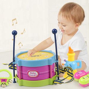 Noisemaker Toys Baby Music Sound Toys Abs Signals Instruments Zestaw Bębna Wczesna edukacja Zabawna urodziny Prezent Dziecięcy sygnał Pat Pat Gra Procent wx5.30