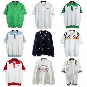 Casa Blanca Casablanc Shirt Polo Men Women Shirt Top Dress Shirt Slim Fit Fashion Designer Disual Clashing Hight Quality Size S-XL