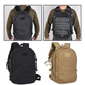 Tactical Molle Vest Style ryggsäck utomhus sport Airsoft Bag Gear Molle Carrier Combat Assault vandring ryggsäck ryggsäck no06-037b Uoncf