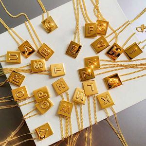 Schmuck Master Designs Celing hochwertiger Halskette Briefe Halskette Gold Personalisierte Mode vielseitige Kette Frauen ZY74