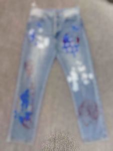Tasarımcı Jeans 2024 Yeni Bahar Yaz Moda Panelli Aynı Stil Pantolon Lüks Kadın Pantolon Ch0602