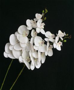 Real Touch Orchids Wysokiej jakości lateksowy orchidea kwiat sztuczny kwiaty księżniczka motyl orchid phalaenopsis na ślub Centerpi1616255