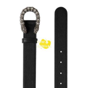Gueei High end top luxury designer belts for Black Belt 432142AP0IN original 1:1 with real logo and box
