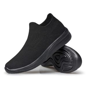 Walking Men's Sock Sneakers Lätt bekväma Comfy Breattable Casual Pull-On Daily Shoes