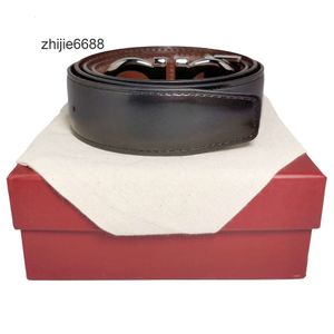 105-125CM ferra feragamo ferragmo ferragammo Belt 2024 size s Wide Leather With Belts box red Smooth Designer 3.5cm Reversible Belt Men's Box 2CKU