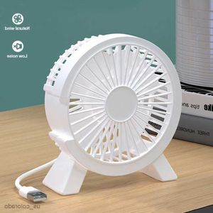 المعجبين الكهربائي 4 بوصة محمولة مروحة كهربائية محمولة USB Table مروحة Mini Desktop Fan Summer Mute Air Cooler Connection PC لمدرسة Office Home Office VDQA