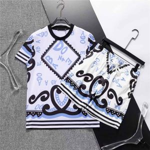 designer Mens Tracksuits Sets Jogger Sweatshirts Sports Jogging Suits man tracksuits Two Piece Set T Shirt Summer Printed Short Sleeve Shorts