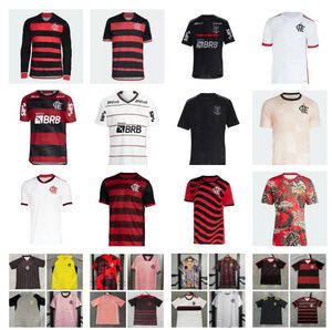 24 25 Flamengo Soccer Jerseys 2024 2025 Pedro Diego Gerson Gabi Lorran Pulgar Football Shirts Men Set Kids Kit Women Camisa de Futebol Long Sleeve Fans Player Version version