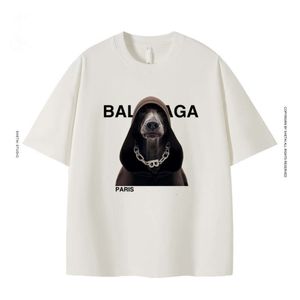 Koszula Balangi Designer T Shirt Xinyi Trading Company Paris Baleencigaa Masowa marka B Doberman krótkie rękawowe koszulka do męskiej drukowanej luksusowej koszuli 2C7