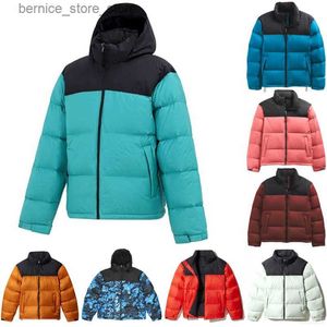 Men's Down Parkas 2023 New Arrived Women and Mens Fashion Jacket north Winter The Nort Puffer Jackets with Letter embroidery Outdoor face Q240603