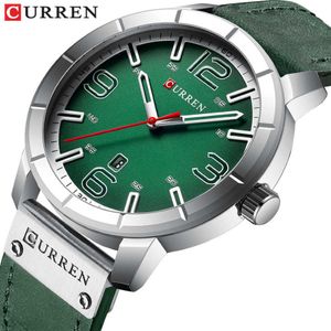 Ny 2019 Quartz Wrist Watch Men Watches Curren Top Brand Luxury Leather Wristwatch för manlig klocka Relogio Masculino Men Hodinky Q0524 2755