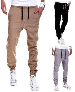 New Gym Fitness Long Pants Men Outdoor Casual Sweatpants Baggy Jogger Trousers Fashion Harem pants three colors8307199