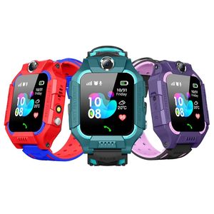 Z6 Kid Smart Watch LBS SOS Waterproof Tracker orologi per bambini SIM SIM di supporto anti-lost Compatibile per il telefono Android Q19 con scatola di vendita al dettaglio