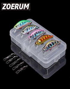 5st Torut Fishing Lure Set Bait Wobblers Set Artificial 5G 55mm Pesca Minnow Sinking Japan DW63 Crankbait Mini Hard Lures 2106226897670