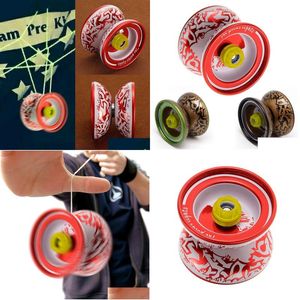 Yoyo Mix Toptan 5 PCS el Oynamak Top Yüksek Kaliteli Metal Alaşım Klasik Çocuk Oyuncaklar Diabolo Sihirli Çocuklar Hediye Drop Teslim Hediyeleri Dhwk1