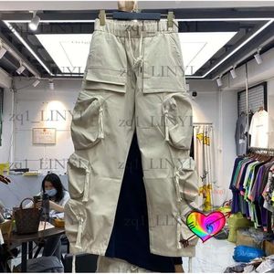 3D wiele kieszeni Spodnie Cargo Mężczyźni Kobiety Wysokiej jakości joggery sznurka śladowe spodnie dresowe ścieżki Haftowe SX-5XL 649