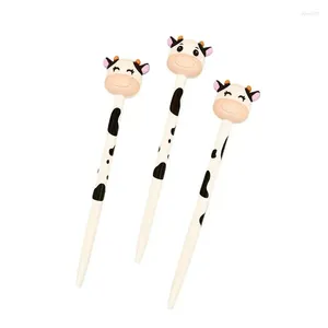36Pcs Kawaii Funny Pens Cute Cow Gel Pen Creative Press For Office School Wedding Party