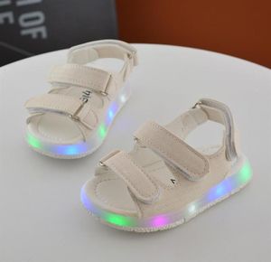 eur 1530 child boys girls sport light up led slipresistant children baby sport shoes kids dance cheap beach leather sandals 11 57936635