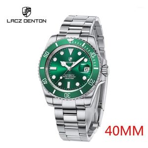 Lacz Denton 2021 Men's Mechanical Watches For Men Automatic Watch Luxury Business Steel Waterproof Wristwatch Reloj Hombre Wristwa 270C