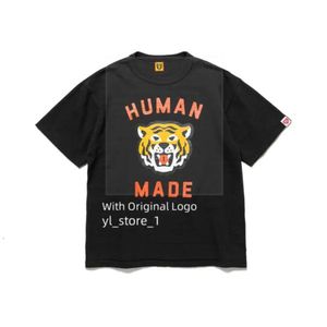İnsan yapımı tişört tasarımcısı erkekler insan yapımı kısa moda trendleri marka erkekler kadın tişörtleri karikatür kaplan uçan ördek panda köpek domuz pamuk tişört