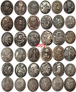 Stare hobo nikiel pamiątki monety antyczne prezenty szkieletowe fantasy vintage średniowieczne kolekcje podróży metalowe monety3513842