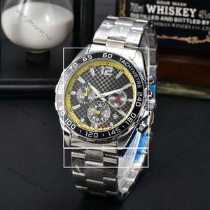 Tag Heure Watch F1 Series Luksusowe automatyczne zegarki mechaniczne 43 mm zegar ze stali nierdzewnej zegarek ze zegarem ze zegarem Sapphire Glass Montre de lukse tag zegarek 7aeb