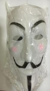 200pcs Vendetta Mask v Masks Fawkes v Vendetta Team Pink Blood Scar Masquerade Movie Adult Guy Halloween Cosplay Party Carniv9794775