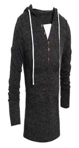 Zogaa Brand Geek New Men039S tröjor Fashion Design Solid Hooded Knit Sweater Coat Mänkläder Slim Fit Pullovers T2005067477304