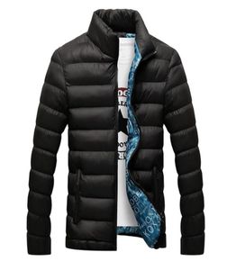 M6XL Vinterjacka män Fashion Stand Collar Male Parka Jacka Mens Solida tjocka jackor och rockar MAN Winter Parkas 2111245259503