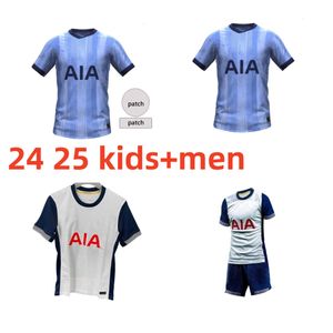 2024 2025 Jerseys de futebol do ttottenham Camisas de futebol 24 25 homens Kit Kit Son Lucas Lloris Romero Perisic Kulusevski Bentancur Kane Richarlison Pedro Porro