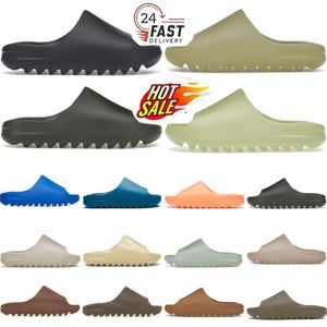 Designer Sandaler Slide Slipper Slipers Slate Grey Dark Onyx Bone Slate Marine Salt Granite Azure Lin Harts Glow Green Ocher Enflame WRPDU#