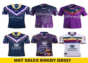 Melbourne Storm Rugby Jersey 2019 Pochodzący z pamiątkowy koszulka NRL Rugby League Australia Rugby League Liga Rugby Size9141513