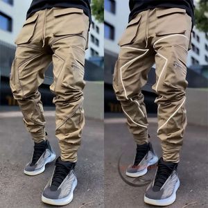 Designer Mens Pants with Panelled pattern Loose Drawstring Sport Pant Casual Cargo Trousers Sweatpants for Man Woman Harem Many Pockets Joggers SX-4XL be2