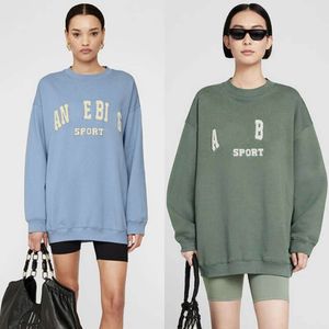 Sweatshirt tn anime&Binge 24ss Designer Cotton Loose Pullover Jumper Classic Hand Embroidered have Letter Print Lining Fleece Women Casual Hoodie Sweater Tops