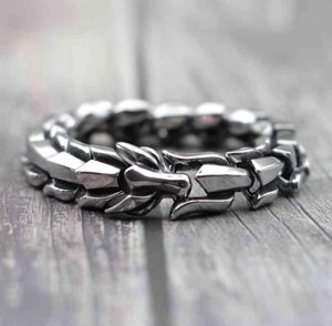 Punk Stainless Steel Chain Dragon Bracelet Black Gold Silver Color Men Armband Hip Hop Street Braclet For Male Jewelry Homme5330044