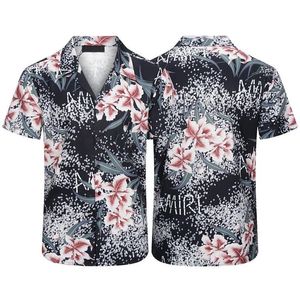 Mäns casual skjortor herr designer casablanc hawaii klänning skjorta tryckmönster camicia uni knapp upp hemd drop leverans kläder koagel dh2rm