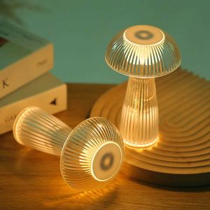 Lampy stołowe Kreatywne lampa stołowa z galaretką ciepłe jasne meduzę Atmosfera Light
