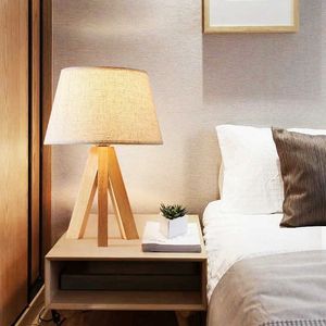 Lampy stołowe Kreatywna lampa stołowa drewniany robot kształt LED Nordic Art Burght/ Ochrona ochrony oczu czytanie sypialni biurko