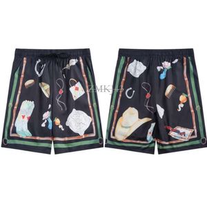 Casa Shorts Designer Casa Blanca Shorts Sport Męskie Sport oddychający Casa Blanca Pants Summer Fashion Nowa para plażowa Casa Blanca Man Loose Pasp Asian Size S-3xl 480