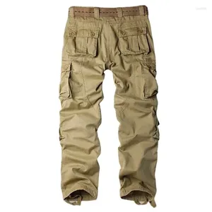 Men's Pants Men Cargo With Many Pocket Cotton Loose Baggy Casual Military Trousers Hip Hop Harem Male Clothing Plus Size