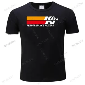 Camisetas masculinas KN Filtros de óleo de ar de alto desempenho INTAIS T-SHIRT Men Cotton Cotton Cool Harajuku Funny Tee Shirt Male