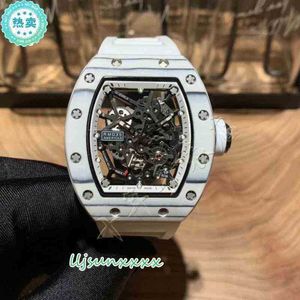 Handledsklocka RM Designer Watch High Quality Luxury Watch Wine Barrel Shaped Titanium Case Sapphire Mirror NBVL