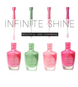 48pcs 15 ml Infinite Shine2 Cały oryginalny autentyczny, nietoksyczny kolorowy lakier trwały cotygodniowy lakier do paznokci lakieru15ML05fl1861321