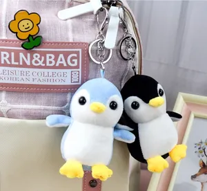 Keychain cute little penguin plush pendant cute keychain doll couple pendant
