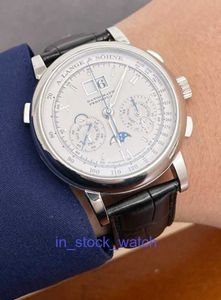 Alengey watch luxury designerCollection DATOGRAPH 410.025PT950 Manual Mechanical Mens Watch