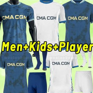 24 25 MarseilLES Soccer jerseys GERSON under BAKAMBU milik maillot de foot 2024 2025 Camiseta PAYET GUENDOUZI KAMARA man football shirt fans player third men kids