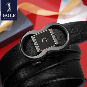 Belts Golf Club Automatyczna klamra odpowiednia dla osób starszych w średnim wieku i młodym swobodnym minimalnym pasem Universal Trend Business Belf Belt G240529