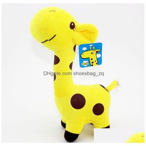 Stuffed Plush Animals 18Cm Uni Cute Gift P Giraffe Soft Toy Animal Dear Doll Baby Kid Child Christmas Birthday Happy Colorf Gifts Drop Dhmxu