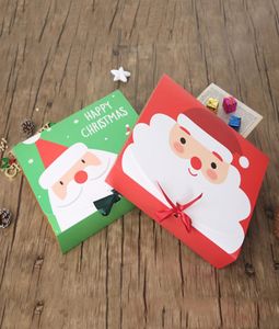 Julpappers present Box Cartoon Santa Claus Gift Packaging Boxes Christmas Party Favor Box Bag Kid Candy Box Xmas Party Supplies 6490708