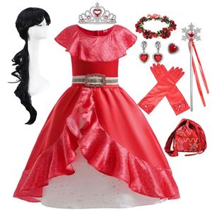 Elena Dress Girl Princess Costume Kid Cosplay Halloween Dressup Carnival Birthday Party Carnival 240527